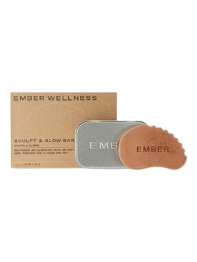 Ember Wellness NIB Scultp & Glow Bar with Case in Bronze Retail $45 Unisex